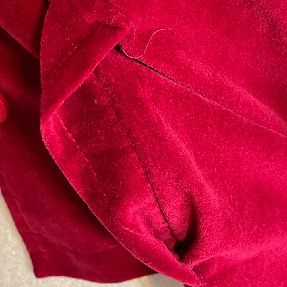 Kit Cornell Pink Velvet Dress Jacket Set Vintage Holiday Retro Chic 90s Size 8 - Picture 13 of 16